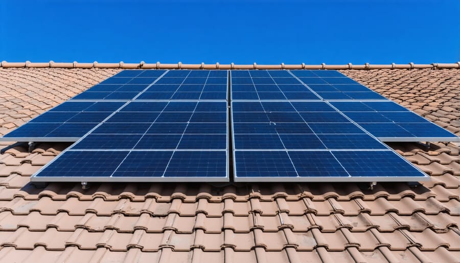 Arizona couple consulting with solar financing expert using laptop at home